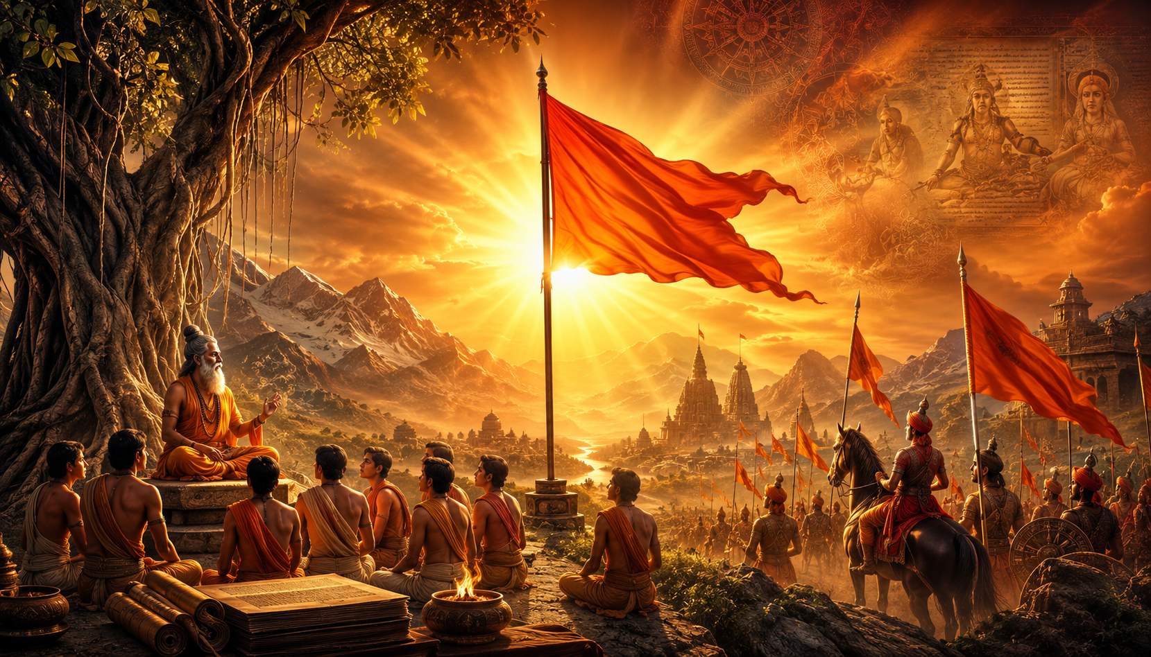 गुरु पूर्णिमा-भगवा ध्वज और राष्ट्रीय स्वयंसेवक संघ
