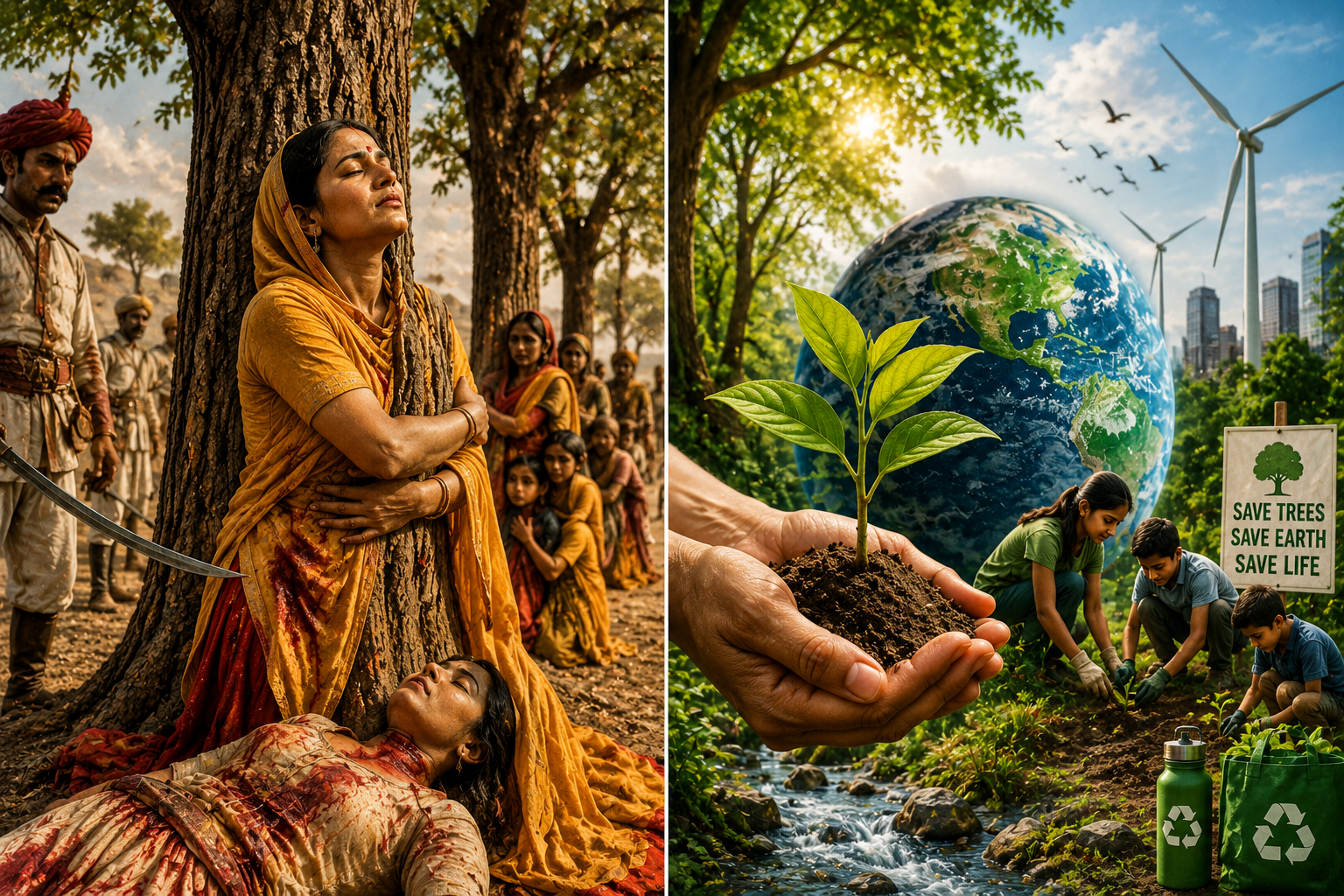 अमृता देवी का बलिदान : पर्यावरण संरक्षण का एक  प्रेरक उदाहरण