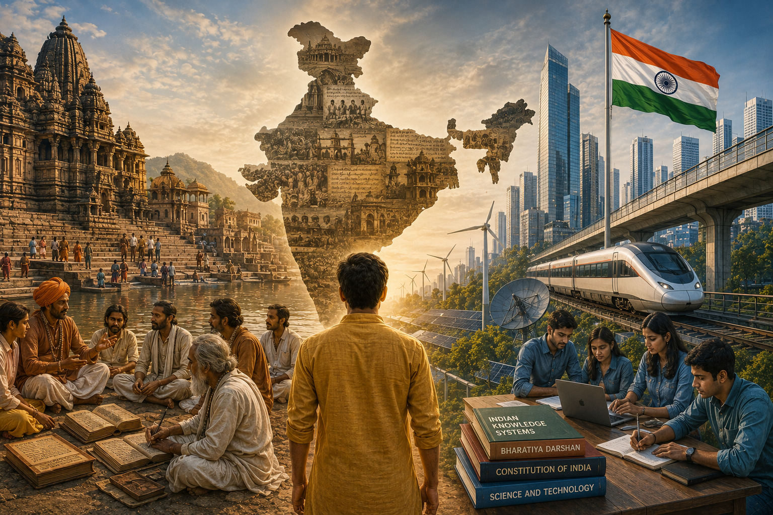 राष्ट्र की खोज: यूरोपीय नेशन-स्टेट से भारतीय सभ्यतागत चेतना तक