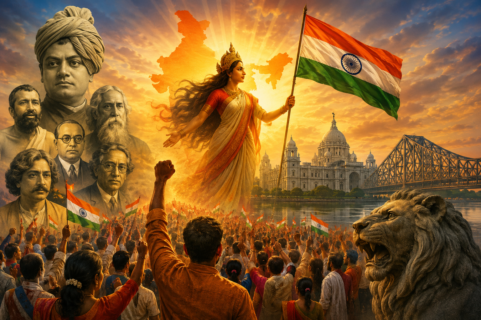 बंगाल की आत्मा की वापसी: लोकतांत्रिक परिवर्तन, सांस्कृतिक पुनर्जागरण और राष्ट्रीय एकात्मता का जनादेश