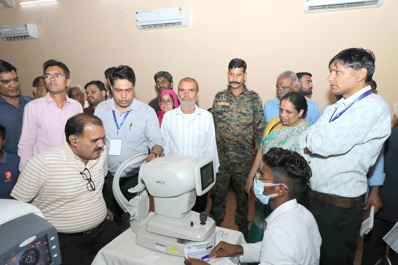 सक्षम संस्था जयपुर द्वारा जयपुर शहर में एक दिवसीय नेत्र जाँच महाशिविर का आयोजन